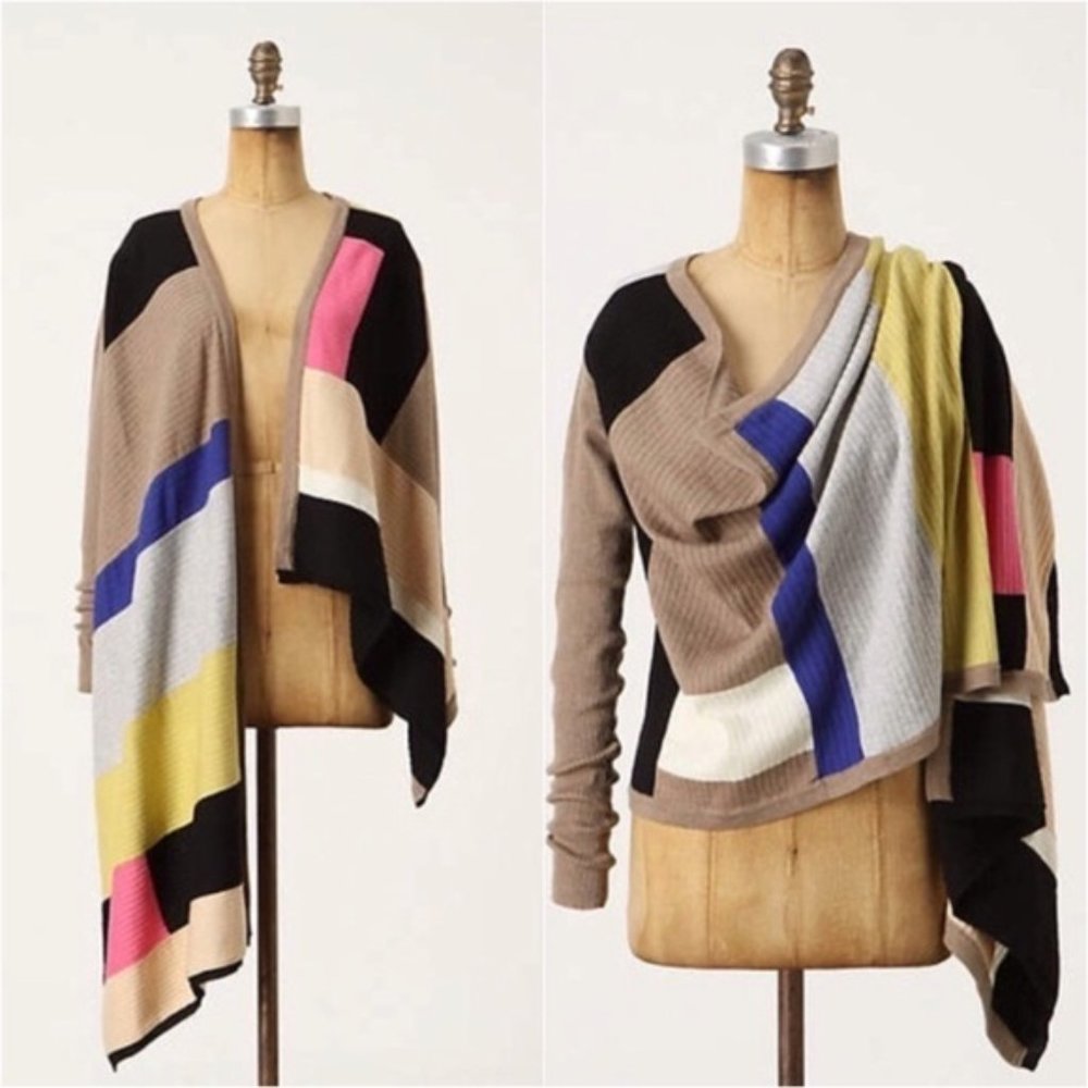 Anthropologie Sparrow Calculating Wrap Cardigan